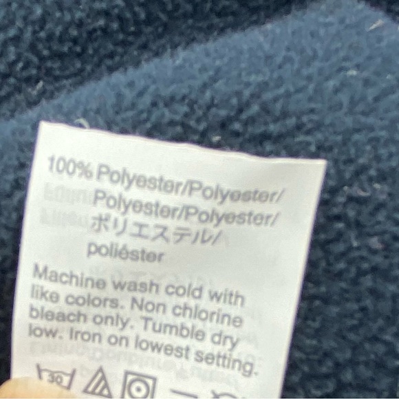 Crewcuts Kids Hooded Puffer Jacket Blue Full Zip Pockets Outerwear Winter 12 - Picture 11 of 11